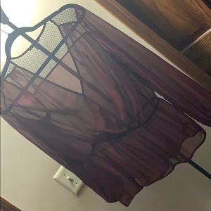 Fall maroon long sleeve